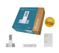 SEITRON Kit Hygge Home Classe V - Cronotermostato Wi-Fi a batteria con ricevitore wireless uscita Modbus e gateway IOT, Classe V (Reg. 811/2013)