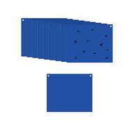 SEIWEI 10 trappole per mosche adesive blu, 20 x 30 cm, adesivi in carta mosca su entrambi i lati, per insetti contro moscerini funghi, mosche bianche, afidi, minatori di foglie