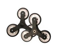 SEIWEI 2 ruote per carrello per salire le scale, carrello a 3 ruote, resistente, ricambio per mobili, lavanderia, carrello della spesa (modello B)