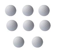 SEIWEI 4 paia di palline da golf in spugna bianca, in schiuma morbida, per allenamento di golf indoor e outdoor