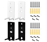 SEIWEI 4 staffe per montaggio a parete compatibili con altoparlanti Bose Surround 700, OmniJewel Lifestyle 650 sistema di intrattenimento domestico (nero e bianco)