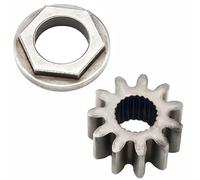 SEIWEI Kit pignone e boccola dell'albero dello sterzo, robusto e resistente all'usura, pignone e boccola compatibile con MTD, Cub Cadet, Troy Bilt, Alcuni Toro