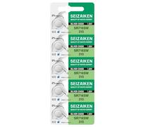Seizaiken Seiko 315 SR716SW - Batteria per orologio all'ossido di argento, 1,55 V, 0% Hg, 5 batterie, prodotta in Giappone