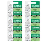 Seizaiken Seiko 370 SR920W 1,55 V 0% Hg Batteria per orologio in ossido d'argento (10 batterie) prodotta in Giappone