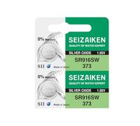 Seizaiken Seiko 373 SR916SW - Batteria per orologio all'ossido di argento, 1,55 V, 0% Hg, 2 batterie, prodotta in Giappone