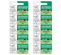 Seizaiken Seiko 394 SR936SW - Batteria per orologio all'ossido di argento, 1,55 V, 0% Hg, 10 batterie prodotte in Giappone