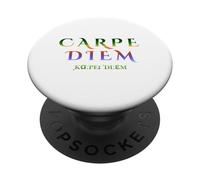 Seize Day Carpe Citazione Diem Latino Inspirational Tropical PopSockets PopGrip Adesivo