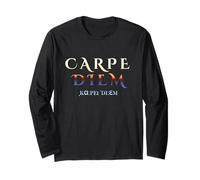 Seize Day Carpe Testo Latino Diem Inspirational Alba Maglia a Manica