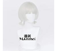 SEIZIS 2022 Cos Wig Genshin Impact Early Pomelo God Cos Wig Ninza No Raccoon Inazuma Castle Special Color White Gold Wig