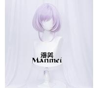 SEIZIS 2022 Cos Wig Genshin Impact Frozen Back to The Soul Night God Seven Seven Cos Wig is Not Arrogant Lu Picking People Pear Flower Inner Buckle Wig