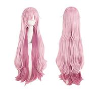 SEIZIS 2022 Cos Wig Gioco di Ruolo for K-Project K Neko Cosplay Parrucca Lunga 100 cm Capelli Sintetici Resistenti al Calore Rosa Misti