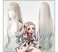 SEIZIS 2022 Cos Wig Nene Yashiro Parrucca Cosplay Capelli Sintetici Lungo Rettilineo Jibaku Shounen Hanako-Kun Cosplay Gioco di Ruolo dei Capelli di Halloween
