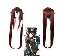 SEIZIS 2022 Cos Wig Original God Wig Walnut Cosplay Fake Brown Black Face Styling Cos Game Animation