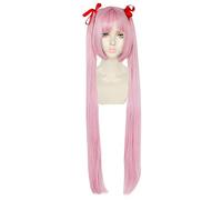 SEIZIS 2022 Cos Wig Parrucca Anime Cosplay Parrucca Utsugi Kotoko,Parrucca Rosa Lunga,Parrucca Costume di Halloween,per Halloween,Festa in Costume,Spettacolo Anime,Evento Cosplay,Concerti