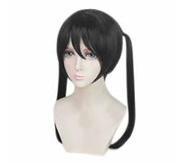 SEIZIS 2022 Cos Wig Parrucca Anime Fire Force Cosplay Tamaki Kotatsu Parrucca, Parrucca Nera, Parrucca Costume Halloween, for Halloween, Festa in Costume, Spettacolo Anime, Evento Cosplay, Concerti