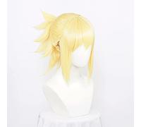 SEIZIS 2022 Cos Wig Parrucca Anime Parrucca Dr.Stone Cosplay Parrucca Kohaku, Parrucca Bionda, Parrucca Costume Halloween, for Halloween, Festa in Costume, Spettacolo Anime, Evento Cosplay, Concerti