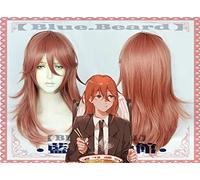 SEIZIS 2022 Cos Wig Parrucca Cosplay Anime Anime Chainsaw Man Angel Devil Parrucca Cosplay Arancione 50cm Gioco di Ruolo Lungo Parrucca for Capelli in Fibra Resistente al Calore