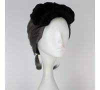 SEIZIS Wig Anime Cosplay JoJoJo's Bizarre Adventure Anime Nijimura Okuyasu Grey Mix Black Synthetic Hair Resistant Headwear Cosplay + Free Wig Cap