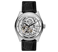 Seizmont by Trendhim Orologio da uomo automatico | cassa in acciaio inossidabile 316L e cinturino in vera pelle | movimento meccanico con vetro zaffiro e impermeabile 5 ATM, design danese, argento