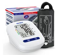Sejoy DBP Misuratore di pressione arteriosa Braccio superiore Macchina automatica per polsino BP con display a LED per uso domestico Assistenza sanitaria BIANCO