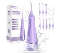 SEJOY Idropulsore Dentale Irrigatore Orale 5 Modalità e 8 Ugelli Impermeabile
