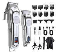 Sejoy Kit combinati professionali Tagliacapelli elettrico Set per uomo Macchina per taglio di capelli ricaricabile a batteria per barbiere