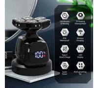 SEJOY Kit di rasoi elettrici multifunzionali per rasoio per testa calva Macchina da barba per barba per uomo Kit per toelettatura Regalo per il marito