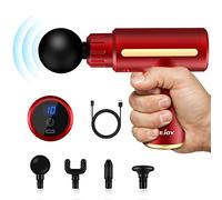 Sejoy pistola per massaggi Deep Tissue 10 velocità con ricarica USB, massaggiatore portatile a mano, massaggiatore a percussione, pistola per massaggi muscolari, piccola e silenziosa