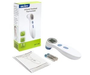 SEJOY Termometro Febbre Infrarossi Professionale, Misuratore Frontale Digitale, Termoscanner a Distanza per Bambini/Adulti/Neonati, Pistola Laser Temperatura Corporea, Termometri Digitali Schermo LCD