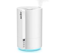 Sejoy Umidificatore Ambiente Bambini Ultrasuoni, Umidificatore Casa, Umidificatore Piante a Nebbia Fredda, Oli Essenziali, Umidità Costante Intelligente, Tre Modalità, Top Fill 4L, 7 Luci Colorate