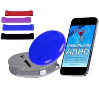 Seka-Planet cuscino ADHD e 4 fasce elastiche per bambini, kit sensoriale con eBook educativo