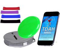 Seka-Planet cuscino ADHD e 4 fasce elastiche per bambini, kit sensoriale con eBook educativo