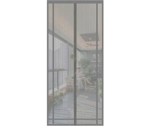 Sekey 100x220cm Tendina Magnetica per Zanzariera, Ideale per Porte da Balcone, Cantine, Terrazze (Ritagliabile in Altezza e Larghezza), Facile da Montare, Colore: Grigio