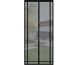 Sekey 120x210cm Tendina Magnetica per Zanzariera, Ideale per Porte da Balcone, Cantine, Terrazze (Ritagliabile in Altezza e Larghezza), Facile da Montare, Colore: Nero