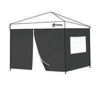 Sekey 2 Pareti Laterali con Finestra & Cerniera per 3x3m Gazebo Pieghevole, Impe