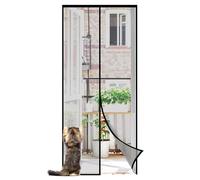 Sekey 80x220cm Zanzariera Magnetica per porta, anti insetti, per legno, ferro, porte in alluminio e balcone, Facile da installare, Non è Necessario Praticare Fori, Si Chiude da Sola