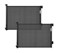 Sekey Cancelletto estensibile per scale 0-150 cm - Altezza 97 cm, Senza forare + viti incluse | Barriera regolabile per porte, scale, cani (confezione da 2)