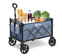 Sekey Carrello pieghevole 60L 80KG Portata Leggero e Compatto per Spesa Campeggi，Manico Regolabile，Campeggio 4029 Mini, Blu