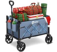 Sekey Carrello pieghevole 65 Litri 80KG Portata Leggero e Compatto per Spesa Campeggi, Freno Integrato，Manico Regolabile，Campeggio 4029 Mini, Blu