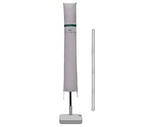 Sekey Copertura Protettiva per 300 cm Ombrellone,Copertura per Ombrellone da Giardino Impermeabile,100% Poliestere,Grigio chiaro