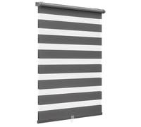 Sekey Doppia tenda a rullo, fissaggio senza fori, per finestre, doppia tenda a rullo, larghezza 105 cm, protezione solare, 105 x 210 cm, grigio scuro