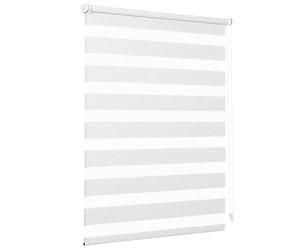 Sekey Doppia tenda a rullo, fissaggio senza fori, per finestre, doppia tenda a rullo, larghezza 115 cm, protezione solare, 115 x 210 cm, lino