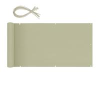 Sekey Frangivista Balcone Recinzione Protezione della Privacy Schermo Telo Oxford 80x500cm,Impermeabile Antivento Coprente con Fascette,Taupe