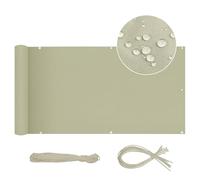 Sekey Frangivista Balcone Recinzione Protezione della Privacy Schermo Telo Oxford 90x300cm,Impermeabile Antivento Coprente con Fascette,Taupe