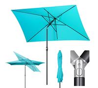 Sekey Parasole in Alluminio Rettangolare 200x300 cm per Balcone, Giardino & Terrazza - Protezione UV 50+ con Ventilazione, Materiale Riciclato (Certificato GRS)