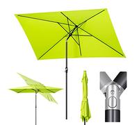 Sekey Parasole in Alluminio Rettangolare 200x300 cm per Balcone, Giardino & Terrazza - Protezione UV 50+ con Ventilazione, Materiale Riciclato (Certificato GRS)