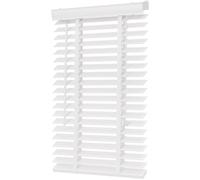 Sekey Persiana in legno, 50 mm, in vero legno, personalizzabile, 100 x 180 cm, colore bianco