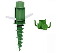 Sekey picchetto di Supporto per ombrellone Mare Spiaggia Vacanze Sole Giardino Punta Terra Sabbia trivella Gancio per ombrellone (Verde)