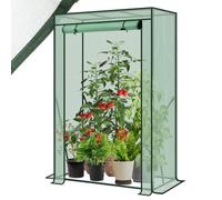 Sekey Serra da Giardino per Piante pomodori Telaio in Acciaio zincato 100x50x150cm verde