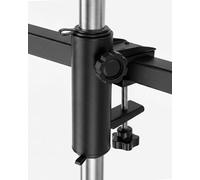 Sekey Supporto Ombrellone Balcone, Base per Ombrellone con Fissaggio a Ringhiera, Supporto per Masto 19-38 mm, Piedistallo per Ombrellone da Balcone Fino a 3 m, Nero
